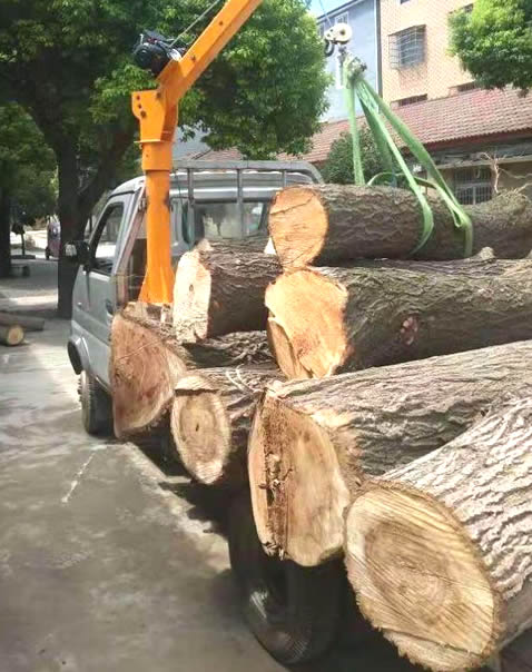 林業林場木材運輸車裝載案例